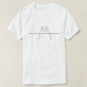 😂 "Ik ben niet aan het discussiëren, ik leg het g T-shirt