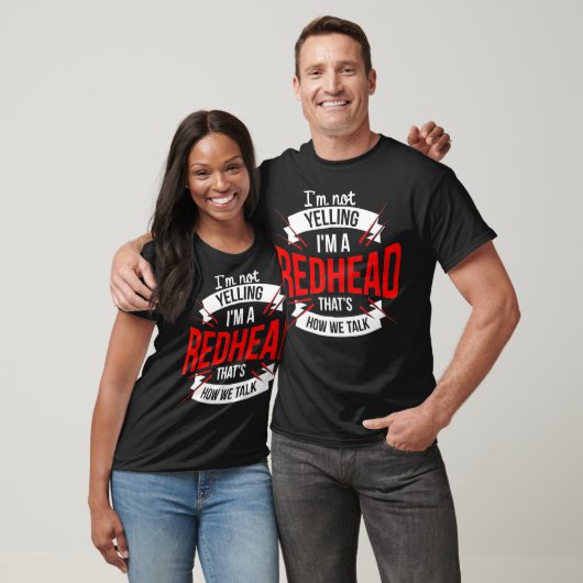 Ik ben niet aan het schreeuwen... t-shirt (Unisex)
