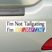 Ik ben niet aan het trappen, ik ben aan het tekene bumpersticker (Op auto)