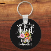 Ik ben niet alleen de tante die ik ben. sleutelhanger (Voorkant)