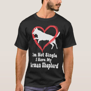 Ik ben niet alleen, ik heb mijn Duitse Herders Gra T-shirt