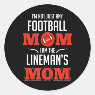 Ik ben niet alleen maar een Football mama, ik ben Ronde Sticker