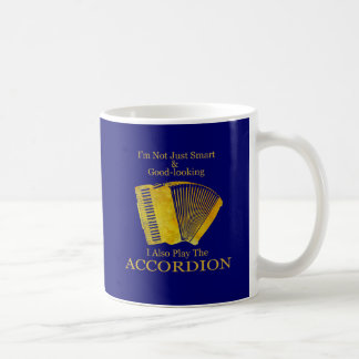 Ik ben niet alleen slim en goed uitziend accordion koffiemok