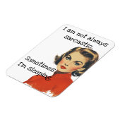 Ik ben niet altijd sarcastisch magneet (Linkerzijde)