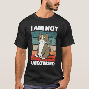Ik Ben Niet Ameowsed Boze Kat Meowy Kat 3 T-shirt