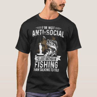 Ik ben niet anti-sociaal, ik zou liever een Gevist T-shirt