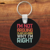 Ik ben niet bang dat ik gewoon uitleggen waarom ik sleutelhanger (Voorkant)