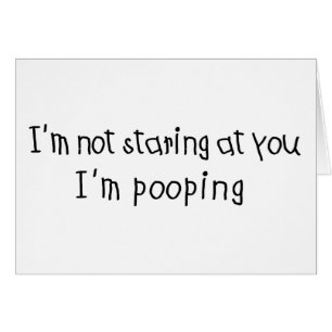 Ik ben niet bang dat ik pooping.