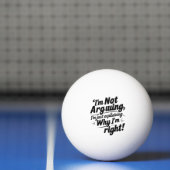 Ik ben niet bang, ik leg gewoon uit waarom ik geli pingpongballen (Net)