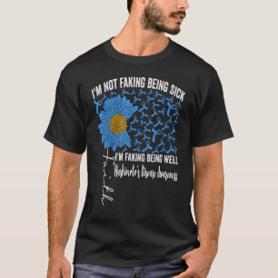 Ik ben niet bang om ziek te worden... ik faking of t-shirt