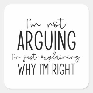 Ik ben niet bang vierkante sticker