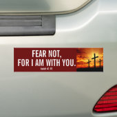IK BEN NIET BIJ U. BUMPERSTICKER (Op auto)