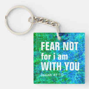 IK BEN NIET BIJ U (isaiah 41:10) Sleutelhanger