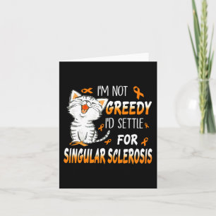 Ik ben niet blij dat ik voor singulaire sclerose z kaart