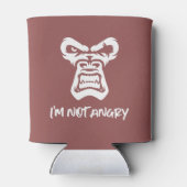 Ik ben niet boos, de aap blikjeskoeler (Achterkant)