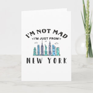 Ik ben niet boos, ik kom gewoon uit New York Kaart