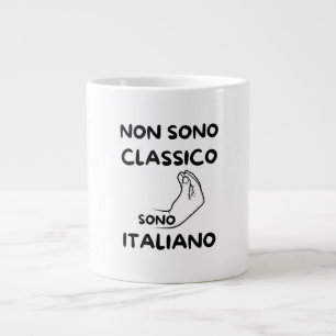 Ik ben niet Classique, ik ben Italiaans: Sono Ital Extra Grote Beker