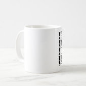 Ik ben niet de baas. Ik ben de baas. Koffiemok (Voorkant links)