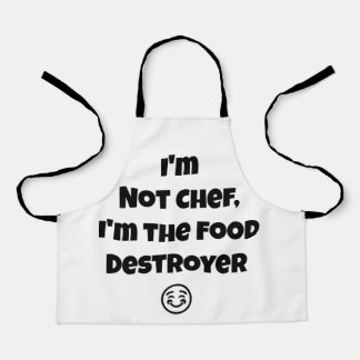 Ik ben niet de chef, ik ben de voedselverzetter Gr Schort