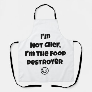 Ik ben niet de chef, ik ben de voedselverzetter Gr Schort