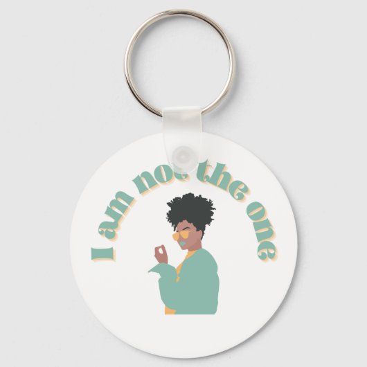 Ik ben niet de enige sleutelhanger (Voorkant)