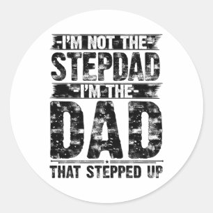 Ik ben niet de pap die de pap is die het vet opsta ronde sticker