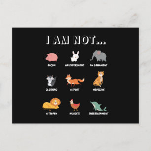 Ik ben niet... Dierenwelzijn Briefkaart