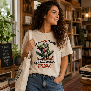 Ik ben niet dom, ik heb gewoon pech met denken Tri-Blend shirt