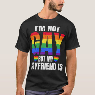 Ik ben niet gay maar mijn beste vriend is grappig  t-shirt