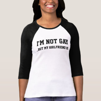 Ik ben niet Gay (maar mijn vriendin is) T-shirt