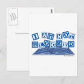 Ik ben niet geblokkeerd briefkaart (Voorkant / Achterkant)