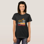 Ik ben niet gek dat ik de willekeurige zwaartekrac t-shirt (Voorkant volledig)