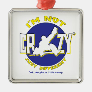 Ik ben niet gek, hockey goalie Ornament