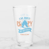 Ik ben niet gek, maar anders, Hockey Goalie Glas (Voorkant)