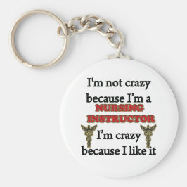 Ik ben niet gek sleutelhanger