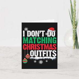 Ik ben niet geschikt voor kerstcadeautjes kaart