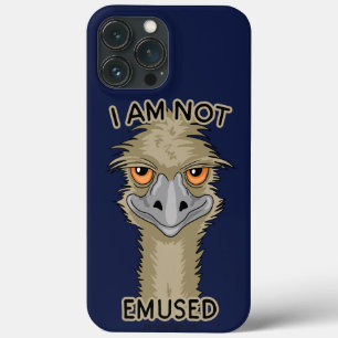 Ik ben niet gewijd aan Funny Emu Pun iPhone 13 Pro Max Hoesje