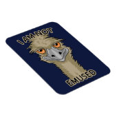 Ik ben niet gewijd aan Funny Emu Pun Magneet (Rechterzijde)