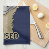 Ik ben niet gewijd aan Funny Emu Pun Theedoek (Quarter Fold)