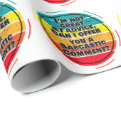 Ik ben niet goed in advies. Mag ik u een opmerking Cadeaupapier (Rol Hoek)