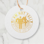 Ik ben niet groot, maar je bent gewoon kort bedankjes labels (Voorkant)