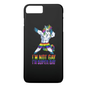 Ik ben niet homo, ik ben super homo iPhone 8 plus / 7 plus hoesje