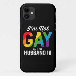 Ik ben niet homoseksueel, maar mijn man is grappig iPhone 11 hoesje