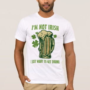 Ik ben niet Iers, ik wil gewoon Drink worden. T-shirt