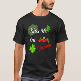 Ik ben niet Iers, maar gevaccineerd grappig St. T-shirt