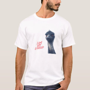 Ik ben niet in de war - grappige emu-offerte t-shirt