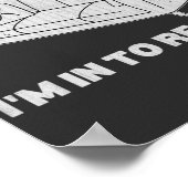 Ik ben niet interessant om te rusten. poster (Hoek)