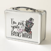 Ik ben niet je basis heks - zwarte kat (Achterkant)