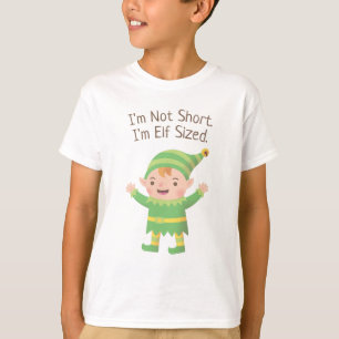Ik ben niet klein, ik ben Elf formaat Grappig T-shirt