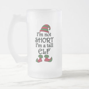 Ik ben niet kort dat ik een Tall Elf ben Matglas Bierpul